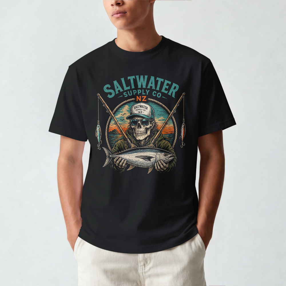 Hooked Beyond The Grave Tee